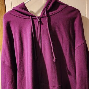 **Terra & Sky Zip-Up Hoodie – Women’s 3X (24W–26W)**